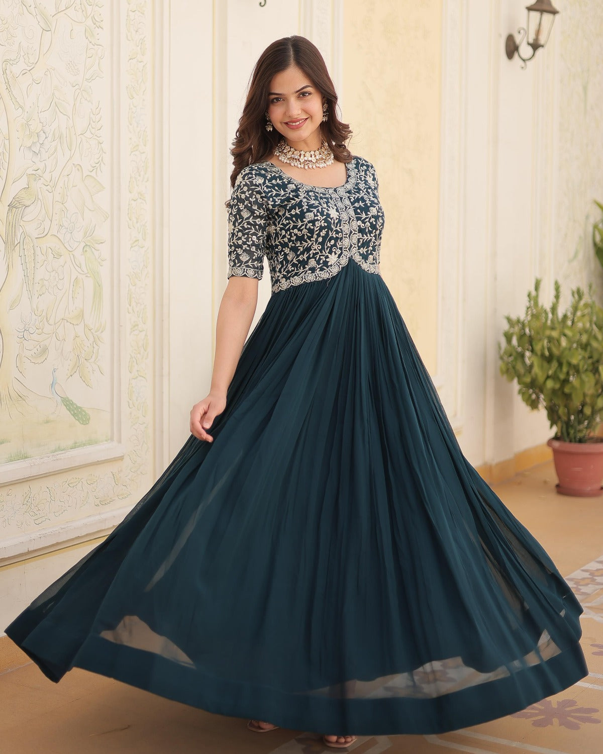 Anarkali Gown - Shubh Trends